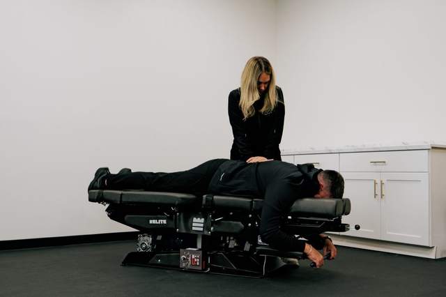 Cox flexion-distraction table at Impact Performance